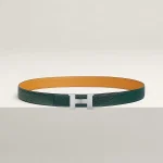 Mini Constance belt buckle & Reversible leather strap 24 mm - Image 3